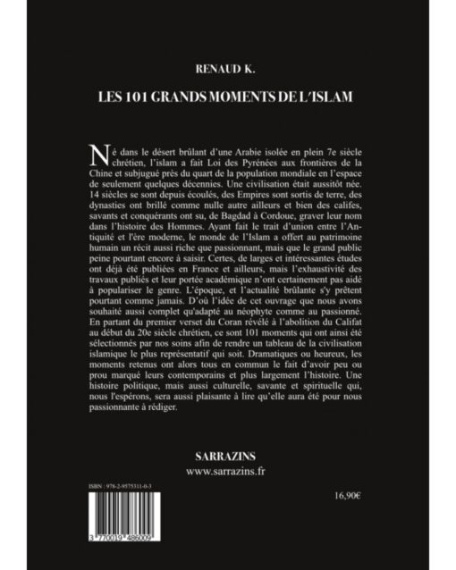 LES 101 GRANDS MOMENTS DE L’ISLAM - RENAUD KINGLER -