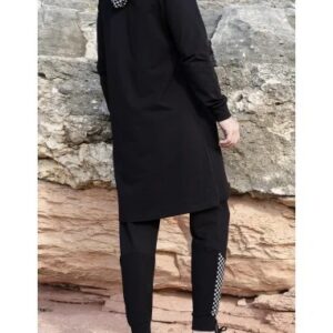 Ensemble QC Quds Noir/Blanc Qaba'il