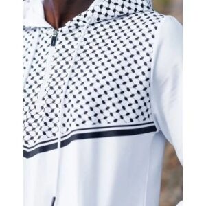 Ensemble QC Quds Blanc / Noir Qaba'il