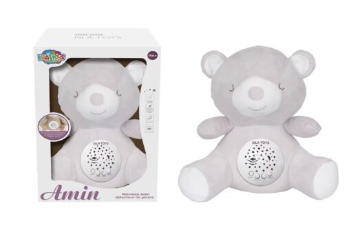 Doudou ourson gris AMIN