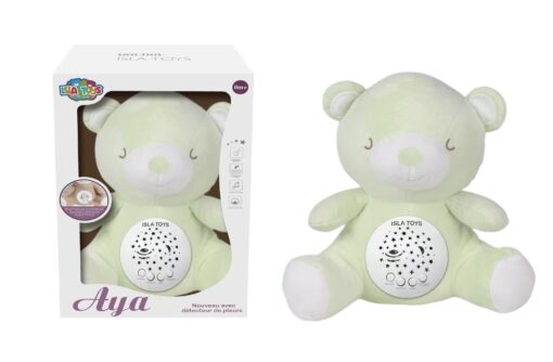 Doudou ourson vert eau AYA
