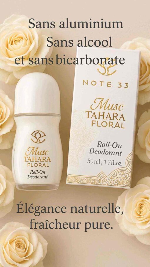 FLORAL DEODORANT ROLL-ON MUSC TAHARA 50ML -NOTE 33