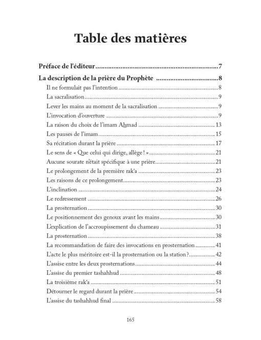 La description des prières du Prophète – Image 3