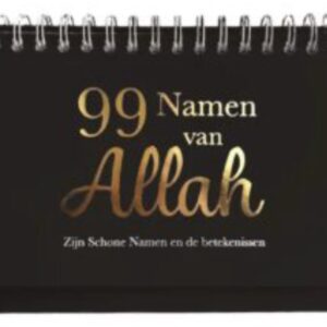 99 Namen Kalender  zwart (goudfolie)