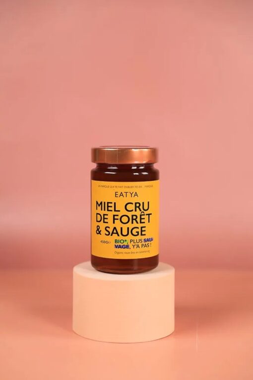 Miel De Forêt Et Sauge Bio Et Cru 450g – EATYA