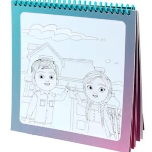 Alternative view of Waterkleurboek blauw Hadieth Studio