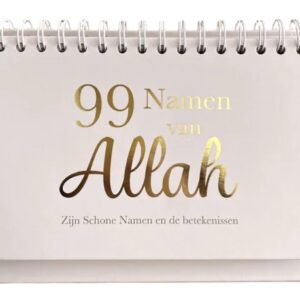 99 Namen Kalender Crème (goudfolie)