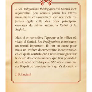 Alternative view of Les prolégomènes théologiques