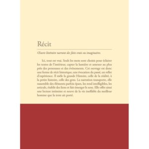 Alternative view of Prophète - Récit (souple)