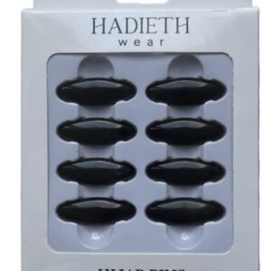 Alternative view of Hijab pins noir  (8 pcs)