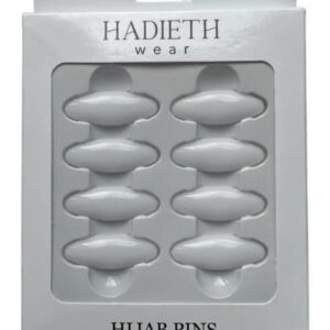 Alternative view of Hijab pins blanc  (8 pcs)