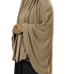 Alternative view of Premium jersey khimar Sand Hadieth Wear