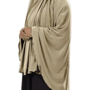 Alternative view of Premium jersey khimar Hadieth Wear Tan