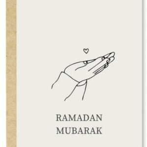 Alternative view of Ramadan Mubarak dua minimalistic