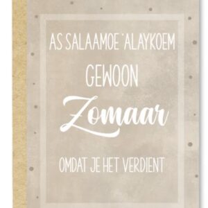 Carte postale/ Gewoon zomaar wenskaart