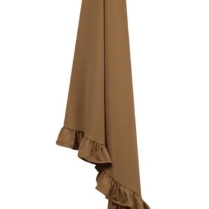 Alternative view of Premium jersey ruffle châle Cinnamon