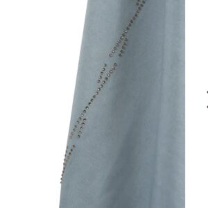 Alternative view of Royal Jersey Rope Diamond châle Baby Bleu