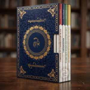 Coffret 4 livres : Les maladies du cœur en islam - Bleu Marine