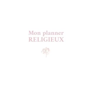 Alternative view of Mon planner religieux (beige)