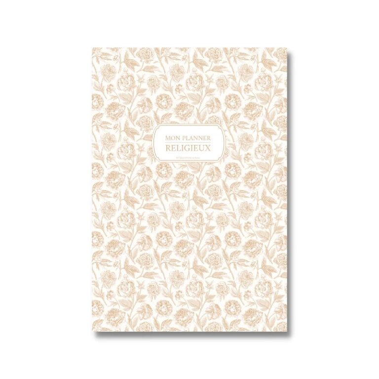 Mon planner religieux (beige)