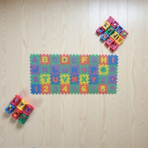 Alternative view of Tapis mousse alphabet 25x60cm