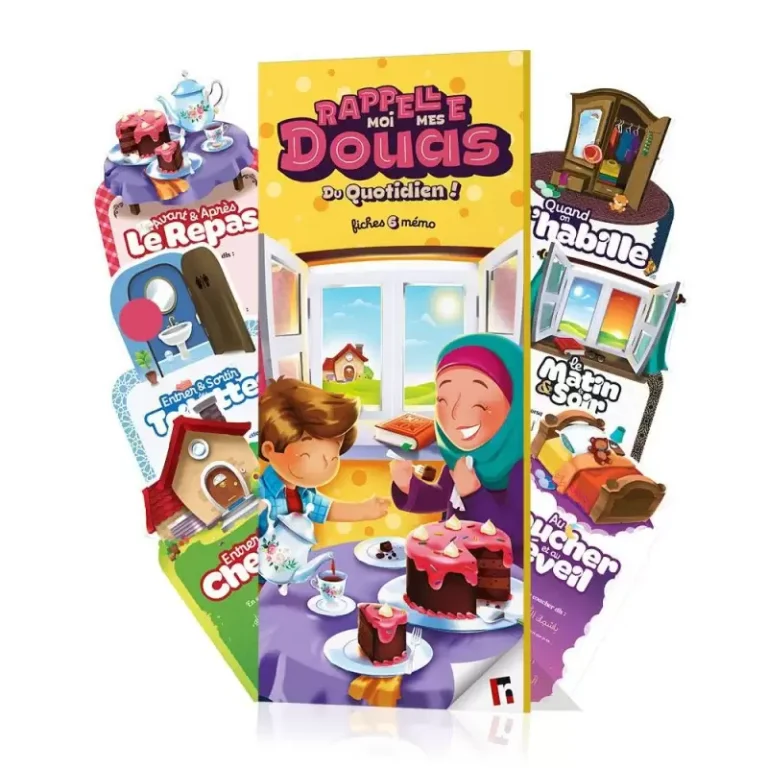 Rappelle moi mes Douas du Quotidien – Fiches 6 mémos