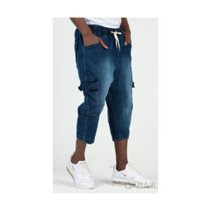 Pantacourt cargo jean qabail