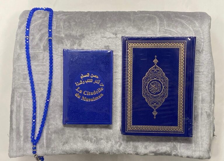 Pack cadeau – Bleu Roi & Gris