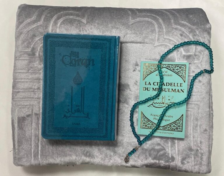 Pack cadeau – Bleu canard & Gris