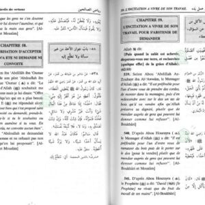 Alternative view of Le jardin des vertueux de l'imam An-Nawawi (français-arabe) - 2 volumes