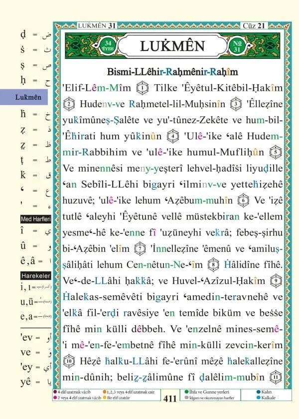 TAJWEED QUR'AN, With meaning translation in english and transliteration – Image 5