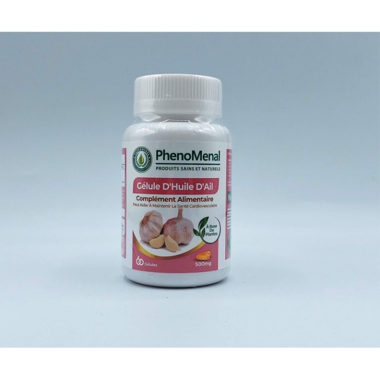 GÉLULE D&rsquo;HUILE D&rsquo;AIL (60 gélules)
