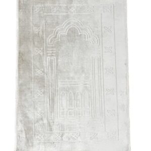 Tapis de prière épais blanc