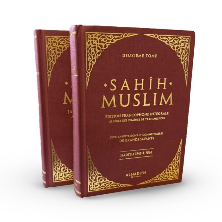 Sahîh Muslim – Édition francophone intégrale (2 volumes)