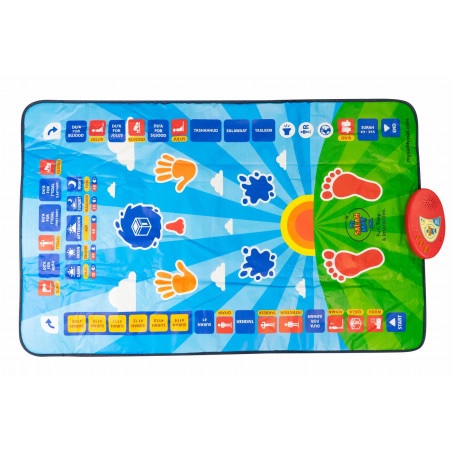TAPIS DE PRIÈRE INTERACTIF ENFANTS - VERSION ORIGINALE GARÇON BLEU - DÈS 3 ANS – Image 4