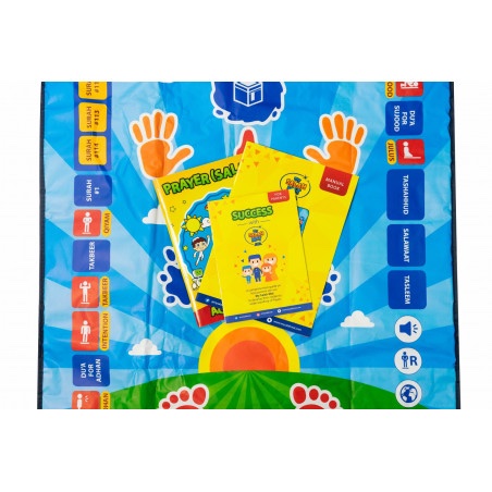 TAPIS DE PRIÈRE INTERACTIF ENFANTS - VERSION ORIGINALE GARÇON BLEU - DÈS 3 ANS – Image 6
