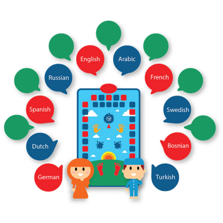 TAPIS DE PRIÈRE INTERACTIF ENFANTS - VERSION ORIGINALE GARÇON BLEU - DÈS 3 ANS – Image 10