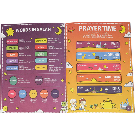 TAPIS DE PRIÈRE INTERACTIF ENFANTS - VERSION ORIGINALE GARÇON BLEU - DÈS 3 ANS – Image 14