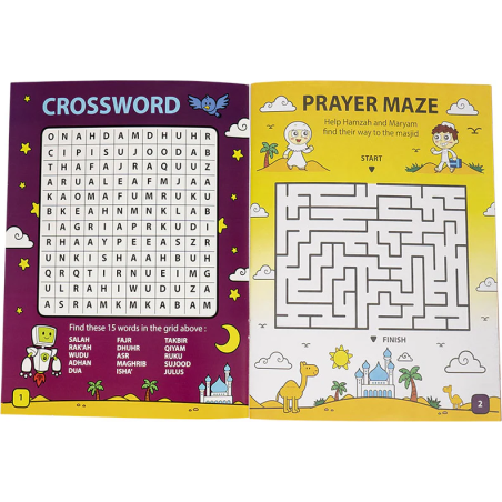 TAPIS DE PRIÈRE INTERACTIF ENFANTS - VERSION ORIGINALE GARÇON BLEU - DÈS 3 ANS – Image 15