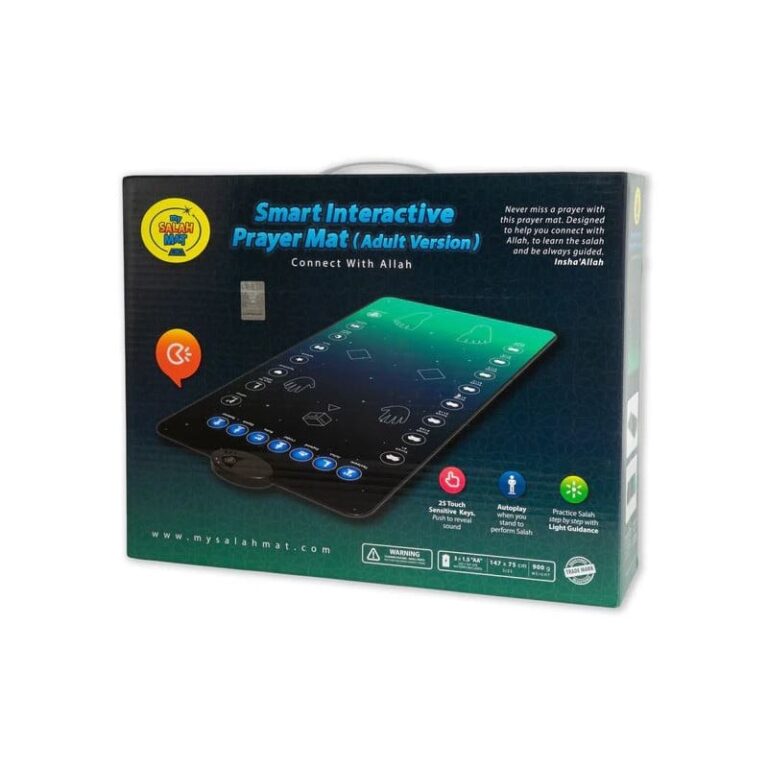 MY SALAH MAT EN FRANÇAIS : TAPIS DE PRIÈRE INTERACTIF POUR ADULTE