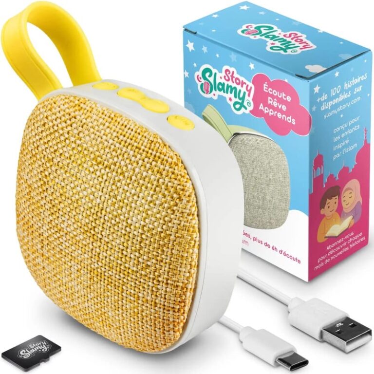 SlamyStory – Conteuse audio éducative islamique pour enfants – Jaune
