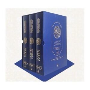 Le saint coran Warsh (3 tomes) - bilingue (ar/fr)