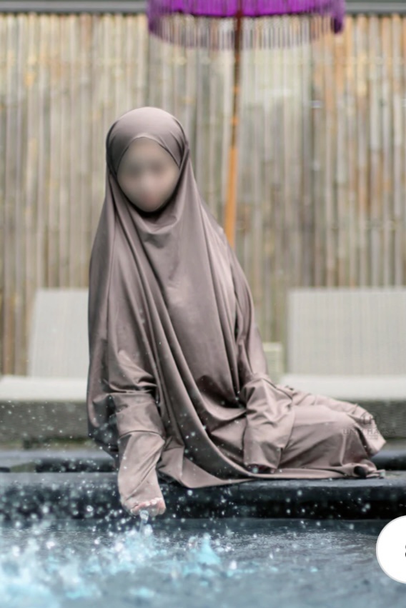Jilbab de bain 2 pièces - Umm Hafsa – Image 2