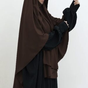 Khimar Malika casquette - Umm Hafsa - Marron