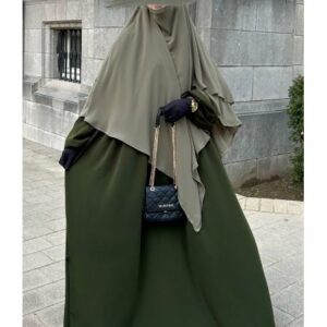 Khimar 2 voiles mousseline - Umm Hafsa