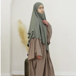 Alternative view of Khimar Jazz 2 voiles - Umm Hafsa