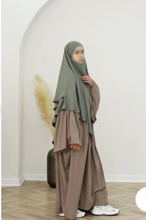 Khimar Jazz 2 voiles - Umm Hafsa – Image 2