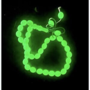 Alternative view of Tasbih 33 perles vert lumineux – Effet glow dans le noir