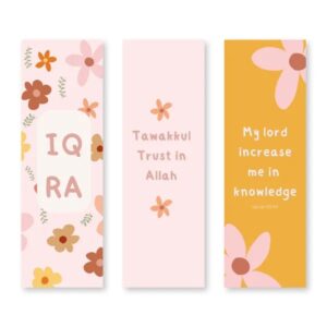 Marque-pages Iqra fleurs