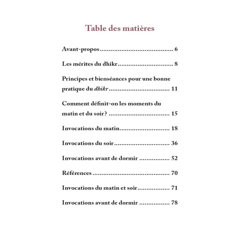 Le dhikr du matin et du soir tiré du Coran et de la Sunna (noir) – Image 2